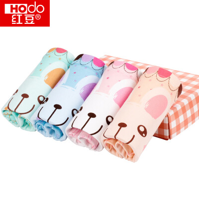 

Red beans Hodo girls underwear in the big child A standard 4 boxed shorts K720 cute rabbit 14070