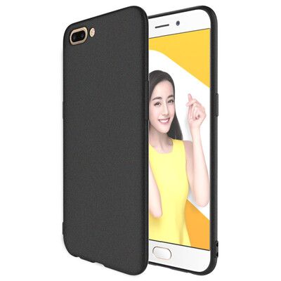 

ESCASE OPPO R11 телефон оболочки устойчив к царапинам матовый чувствовать все включено защитный рукав черный джентльмен
