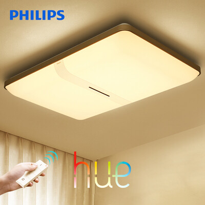 

Philips PHILIPS оттенок интеллектуальный светодиодный потолочный светильник 60W мобильный телефон беспроводной пульт дистанционного управления интеллектуальный контроль потолок для гостиной в интернет