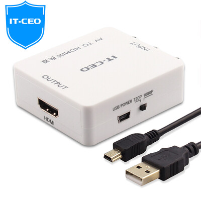 

IT-директор Y3AV-1 AV HDMI конвертер 3RCA RCA аналоговый HD сигнал в цифровой USB питание белый