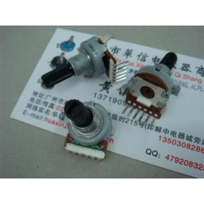 

161 -type double vertical potentiometer B100K [ with midpoint ] 6 feet