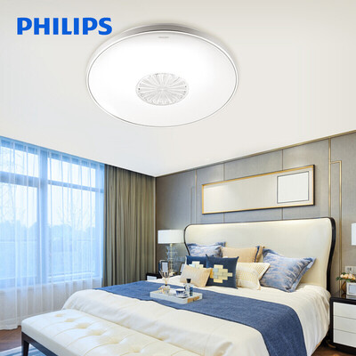 

Philips (PHILIPS) Светодиодная потолочная лампа гостиная кабинет спальня простая подсветка пульт дистанционного управления Yue Yu 30W 61008 пульт дистанционного управления без