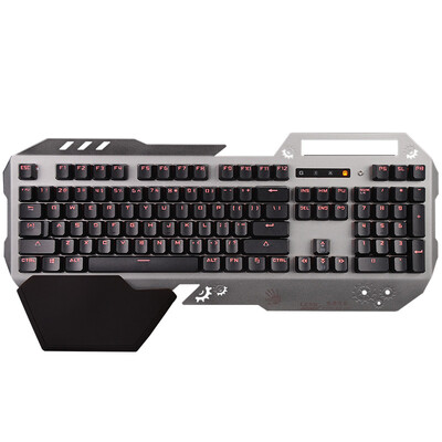 

Кнопка (A4TECH) B860 оптическая ось механическая клавиатура игровой клавиатуры механическая игра клавиатура черный пистолет