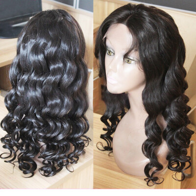 

Glueless Full Lace Human Hair Wigs For Black Woman Body Wave