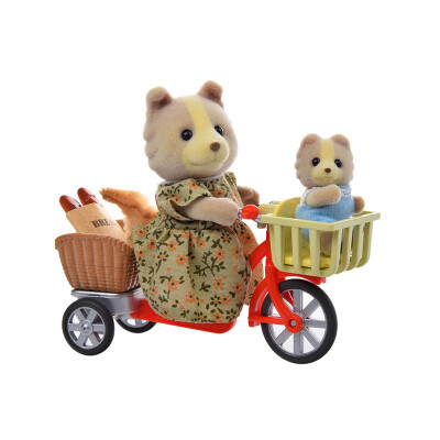 

Jingdong Supermarket] Senbeier family girl gifts every family toy simulation doll doll - mother and son bike SYFC22368