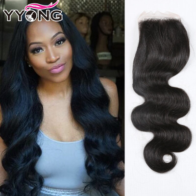 

YYONG Hair Products 3 Part Brazillian Body Wave Closures Brazilian Closure Lace Top Closure Cheap Lace Closure Top 8A Grade