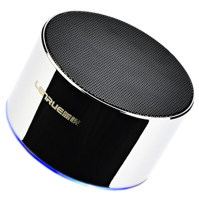 

Lanyue LEnRuE A2pro Bluetooth Speaker Portable Mini Speaker Computer Subwoofer Portable Card Speaker Electroplating Silver