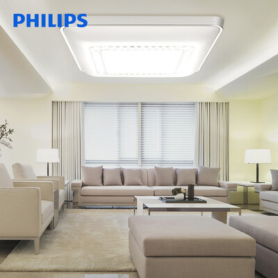 

Philips (PHILIPS) LED потолок Living исследование спальня лампа простой пульт дистанционного управления диммер Юэ Ян бесплатный удаленный 36W 61006
