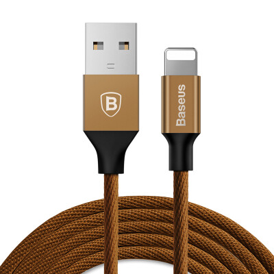 

Baseus) Apple data cable 2A fast charge mobile phone charging cable for iPhone6s / 7plus 1.2M brown