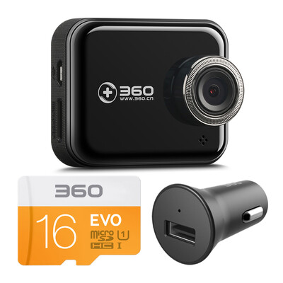 

360 Car Recorder Rearview Mirror J501C 5.0 inch HD Screen Wide-angle Night Vision Smart Parking Monitor Wifi Black