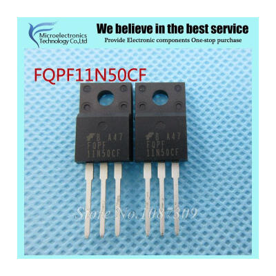 

10pcs free shipping FQPF11N50CF 11N50CF 11N50 FQPF11N50 MOSFET 500V N-Ch Adv Q-FET C-series TO-220F new original