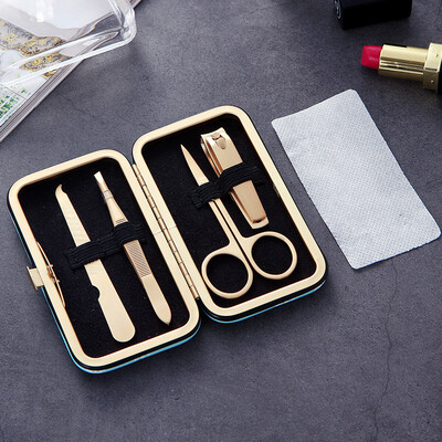 

Ou Run Zhe nail clippers beauty nail a set of tools nail clippers with 4 sets of toolbox