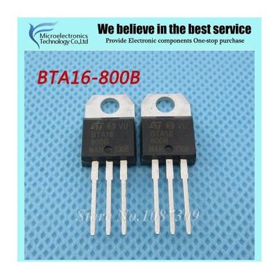 

10pcs free shipping BTA16-800B BTA16-800 BTA16 Triacs 16 Amp 800 Volt TO-220 new original