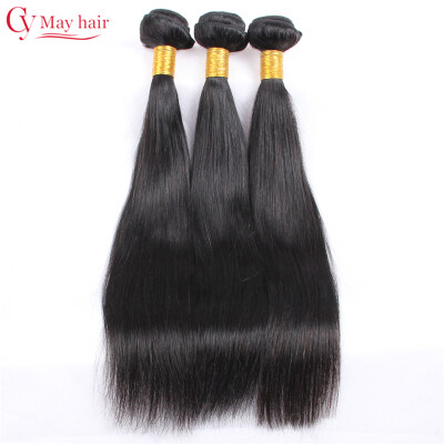 

Cy May Hair Brazillian Virgin Human Hair 3 шт. Браслетные волосы Virgin Virgin Straight 3 Bundles Бразильские прямые пряди для волос