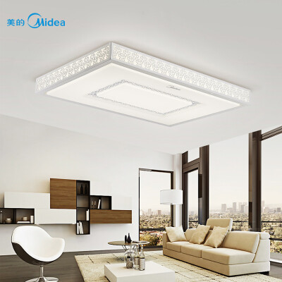 

Midea Midea LED Ceiling Lamp Room Living Room Bedroom Restaurant Lighthouse Promise Polishing Tone Word Wei 112W