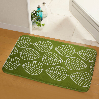 

Jingdong supermarket] Cozy (cozzylife) mats home textile can be washed thicken flannel non-slip absorbent mats mats kitchen music 40 * 60cm