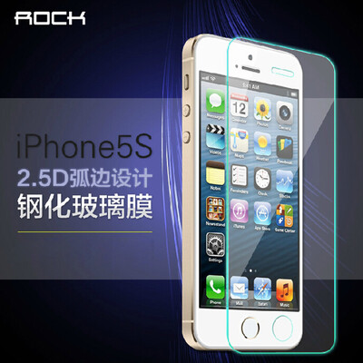 

Jingdong self] Locke ROCK iPhone SE / 5S tempered film Apple iPhone5s / se explosion-proof glass film HD protective film