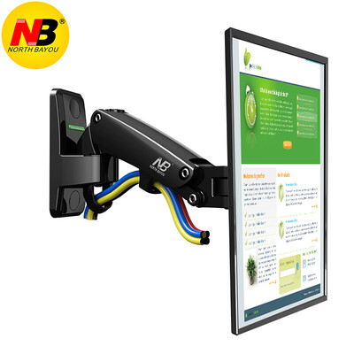

NB F120 17-27 inch LCD computer monitor stand Multi-function rotating display bracket Free lifting retractor Black