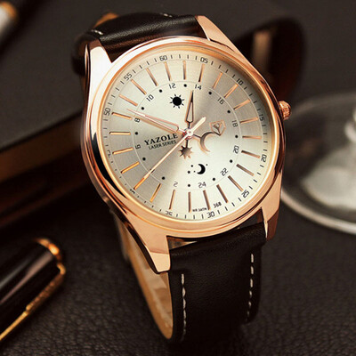 

YAZOLE Gold Wrist Watch Men 2017 Top Brand Luxury Famous Wristwatch Male Clock Quartz Watch Elegant Quartz-watch