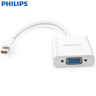 

Philips (PHILIPS) Mini DP в VGA адаптер Apple, дисплей интерфейсы молнии кабельного телевидения, подключенные к мини-компьютеров DP MacBook телевизор / проектор адаптер кабель HDMI HD видео конвертер SWR3120A / 93