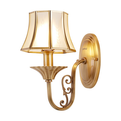 

OPPLE LED bedroom bedside lamp room aisle corridor wall lighting European retro style E14 lamp without light source