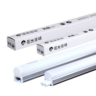 

Jingdong supermarket sunshine lighting LED tube 03 meters light series T5 integrated bracket 4W 3000K yellow