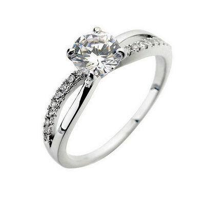 

Yoursfs @ Super Quality Обручальные кольца для женщин Elegance Clear zircon Блестящее кольцо для пальцев
