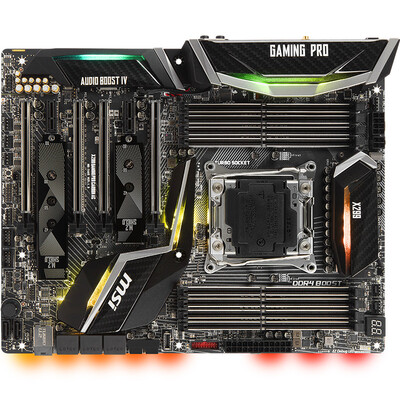 

MSI X299 GAMING PRO CARBON AC Motherboard IntelX299 LGA 2066