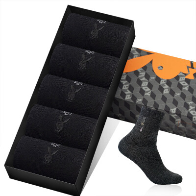 

PLAYBOY Men Mid- Cut Cotton Socks