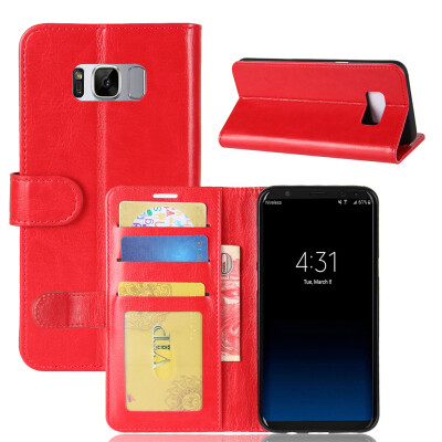 

GANGXUN Samsung Galaxy S8 Plus Case High Quality PU Leather Flip Cover Kickstand Wallet Cover for Samsung Galaxy S8 edge