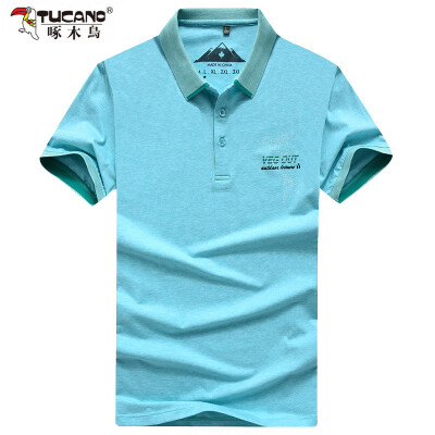 

TUCANO Men's T-Shirt Round Neck Short Sleeve Pure Color Shirt