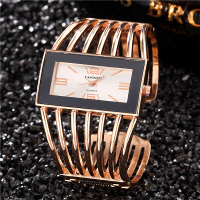 

2017 Women Fashion Luxury Brand Rose Gold Bangle Bracelet Watch Women Dress Clock Rectangle Dial Female Girls Wristwatch