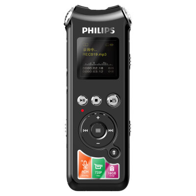 

Philips (PHILIPS) VTR8010 16GB 720P HD video recording pen