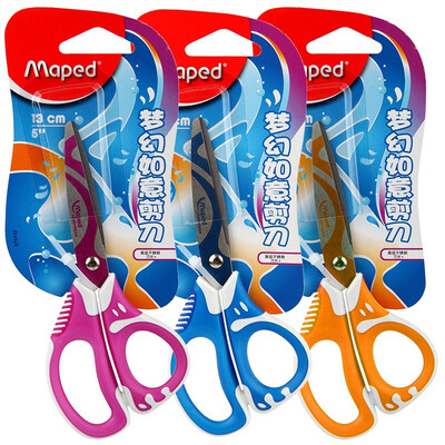 

Maped CH670110 13cm fantasy scissors blue red orange color random