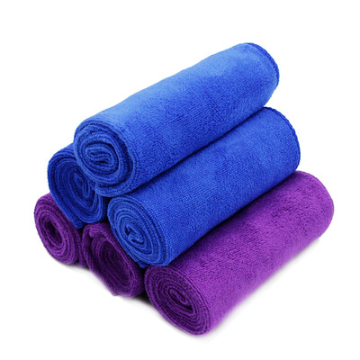 

Ogilvy car wash towel cleaning cloth car supplies special thickening absorbent lint size multi-function brush towel blue purple coffee three loaded