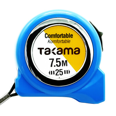 

Takama 201075 75M metric steel tape measure telescopic two-color ruler measuring tool