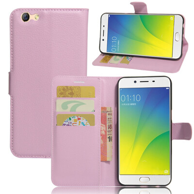 

GANGXUN OPPO F3 Case High Quality PU Leather Flip Cover Kickstand Anti-shock Wallet Case for OPPO A77