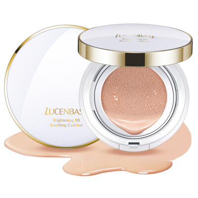 

LUCENBASE Air cushion bb cream 15g 15g replacement Ivory white moisturizing Concealer BB cream off the bottom liquid bare makeup