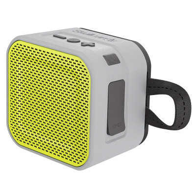 

Skullcandy BARRICADE MINI S7PBW-J583 Mini Portable Bluetooth Waterproof Speaker Sound Gray Yellow