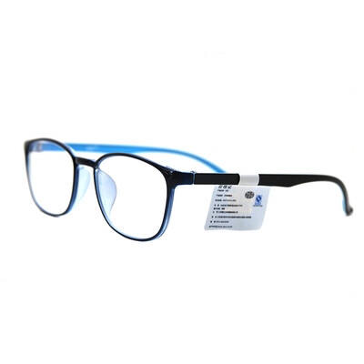 

Cloud memory anti-blue radiation anti-radiation office games Flat eye goggles 1704-2337 COL3 Black frame black&blue mirror legs