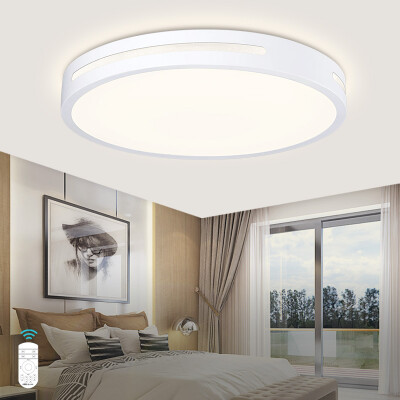 

NVC (modern NVC) modern minimalist LED ceiling lamp round remote control stepless dimming study bedroom light 18W EXXN1002