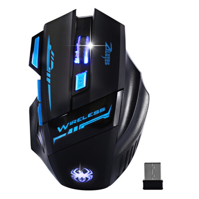 

Регулируемая беспроводная игровая мышь 2400DPI Optical 2.4G