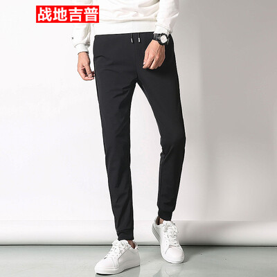 

Бойцовский джип Slim Pants Мужские повседневные брюки Комфортные спортивные штаны Ноги Брюки Брюки Мужские 17095ZTX705 Черный 3XL