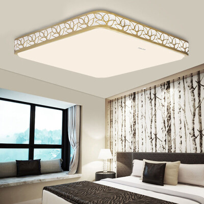 

Delixi (DELIXI) LED ceiling lamp living room lamp bedroom study lamp jade leaf series square 36W