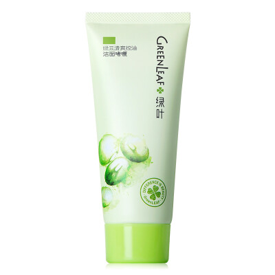 

Green leafy mung bean refreshing oil control cleansing gel 100g (facial cleanser deep cleansing oil control mild and not tight)