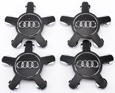 

черная крышка 4 x 135 мм AUDI колесо планки декоративных покрышку хаб Кап 4F0601165N