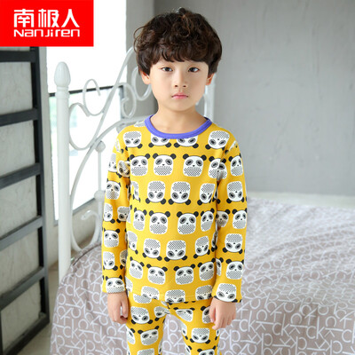 

Antarctic Nanjiren children underwear men&women autumn&winter soft skin warm cashmere warm underwear Qiuyi Qiutu suit zoo 120