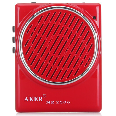

Love (AKER) MR2506 аудиоустройство портативный беспроводной инфракрасный пульт дистанционного управления громкоговоритель (красный)