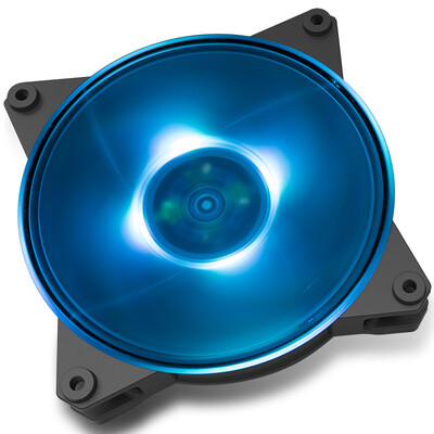 

CoolerMaster (CoolerMaster) MasterFan Pro120 RGB вентилятор шасси давления (вентилятор, сбалансированный / лопасти несущего винта / 12см / RGBLED подшипника)