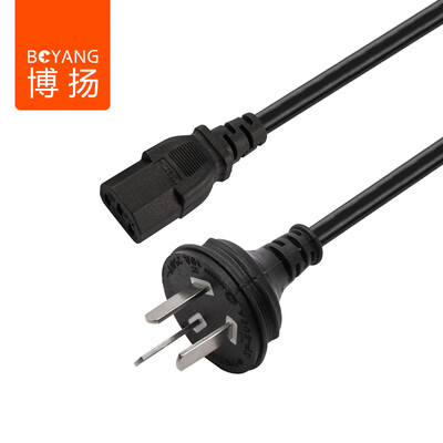 

Bo Yang BOYANG BY-D05 host computer GB power cord computer host display rice cooker word three-hole power cord straight line 18 meters